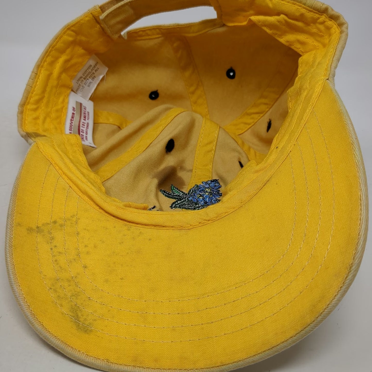 Tower of the Americas San Antonio Bluebonnet Yellow One Size Baseball Cap hat