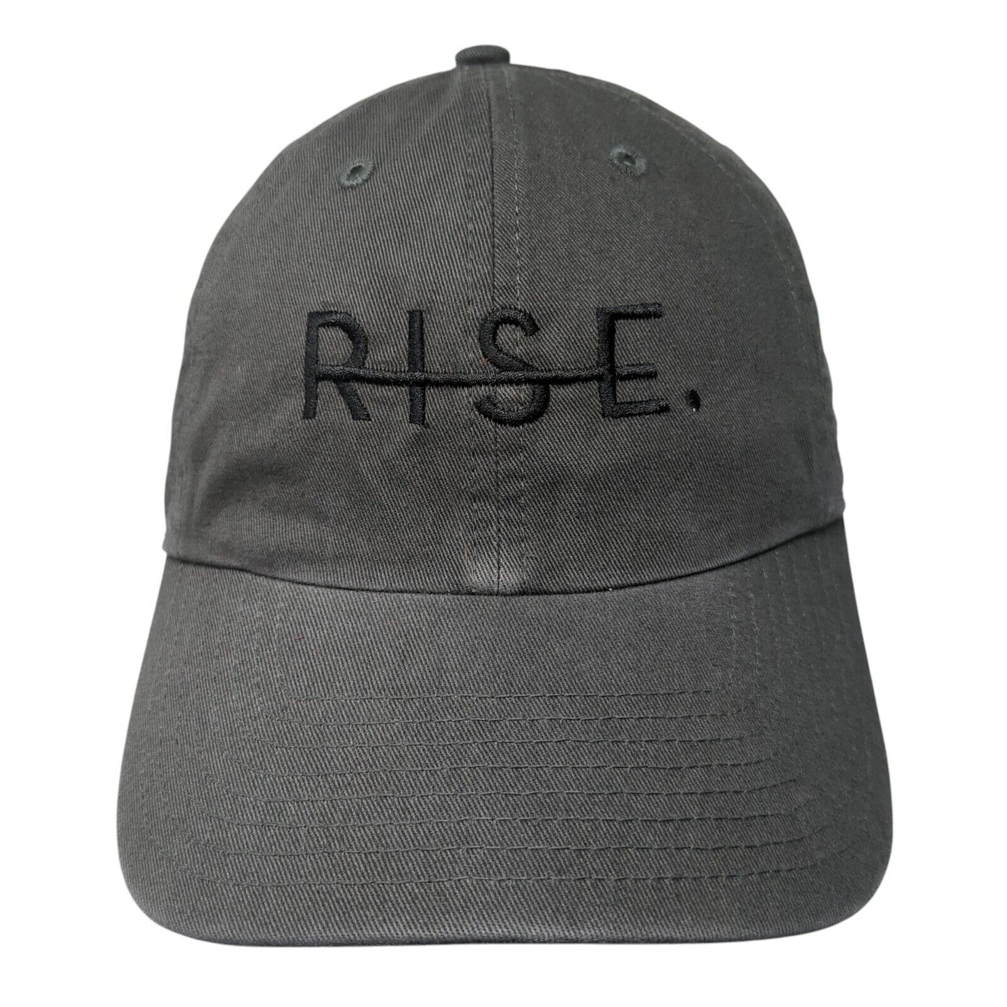 RISE Made For More Slideback Hat Gray One Size Adjustable Embroidered '47 Brand