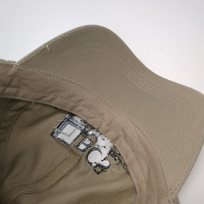 BCS Design Inc. Slideback Hat Brown One Size Adjustable Embroidered