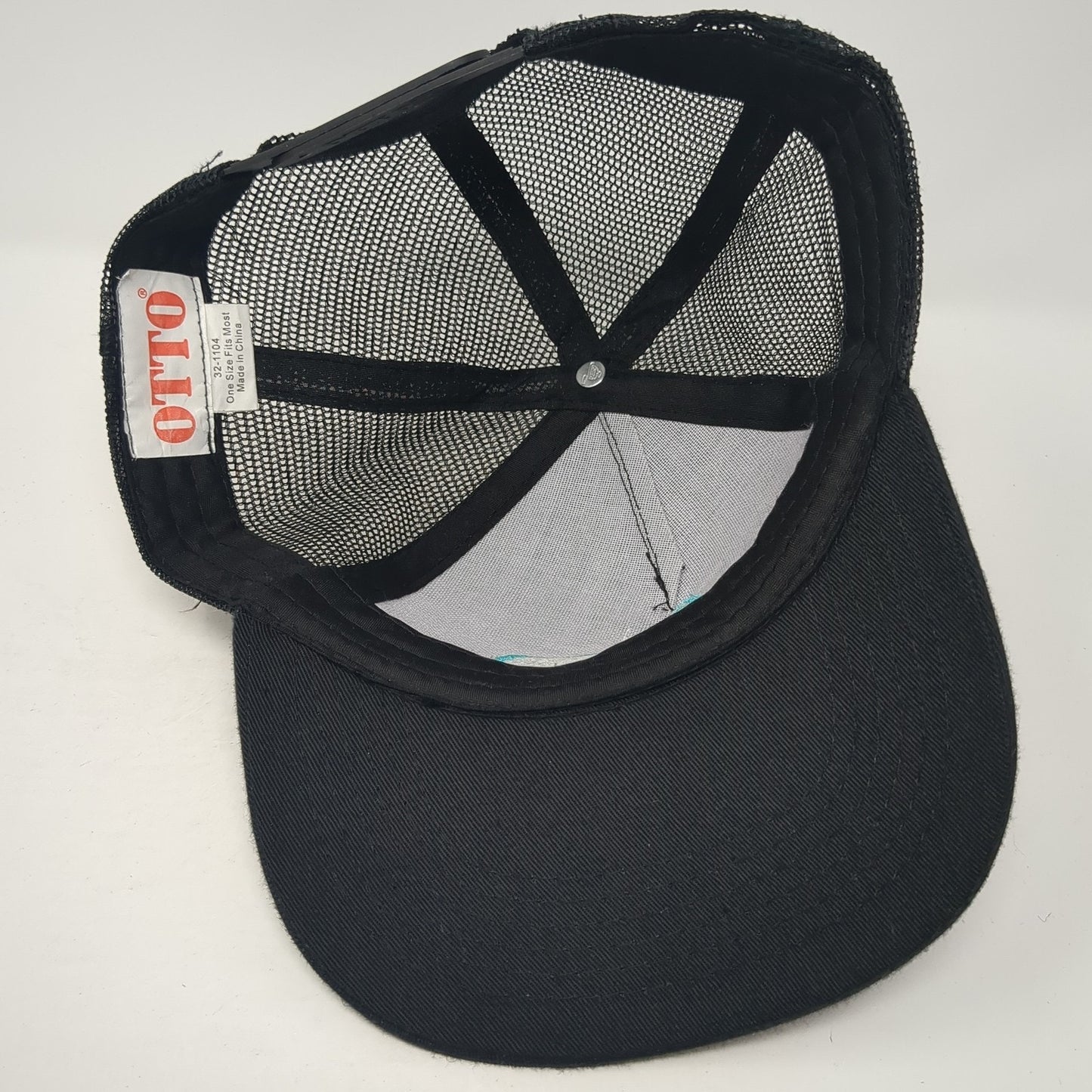 Cody Nite Rodeo Snapbck Trucker Hat Black One Size Adjustable Mesh Back Otto