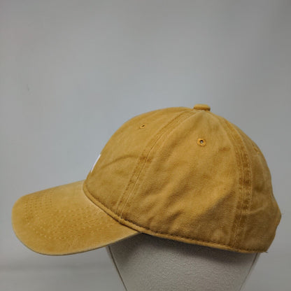 Unbranded Slideback Hat Tanish-Yellow One Size Adjustable 6 Panel Idaho Baseball