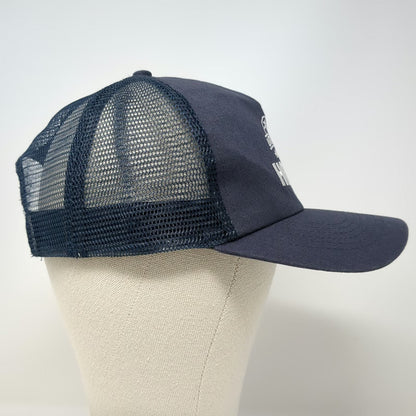 Trucker Hat Blue OSFM Snapback Mesh Back Litehouse Lighthouse In The House Hat