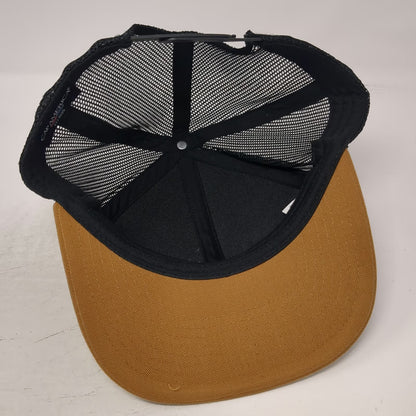 Cap America Equipment Share Trucker Hat Brown One Size Mesh Back Snapback