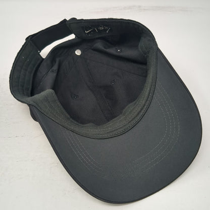 Nike Baseball Cap Black OSFM Legacy 91 Dri-FIT Strapback Hat Swoosh Sport Logo