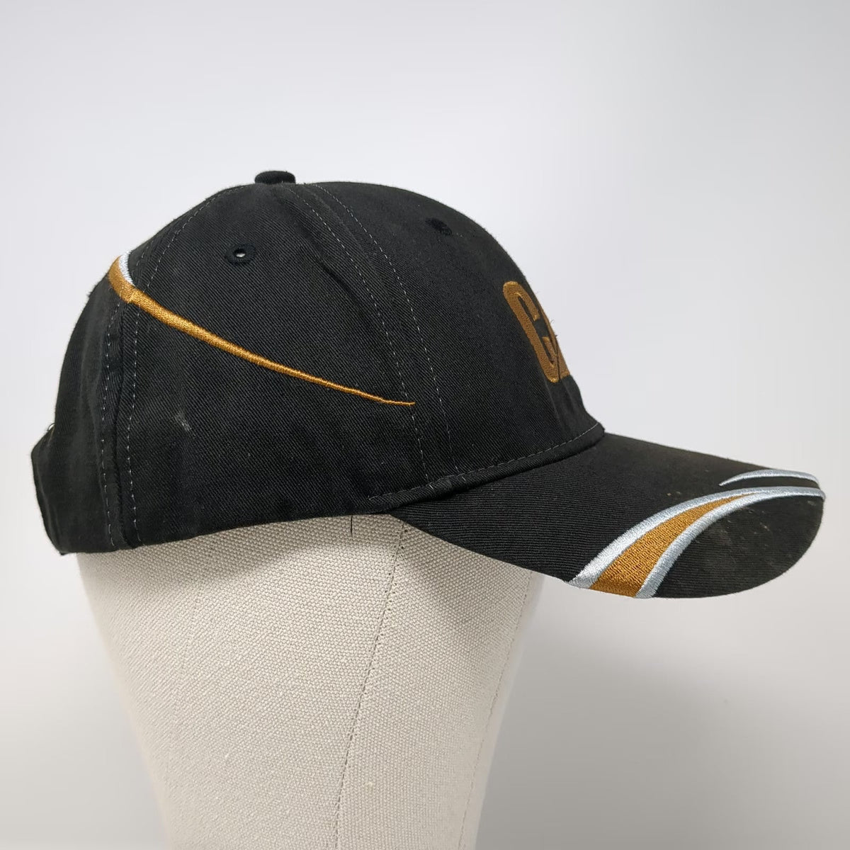 CAT Baseball Cap Black One Size Strapback Western States Equipment Logo Hat