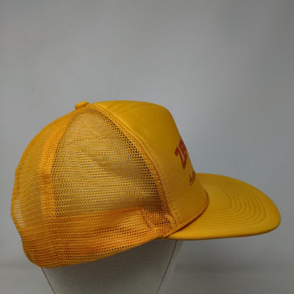 Zephyrhills Auction & Swapmeet Snapback Rope Trucker Hat Yellow OSFA Mesh Back