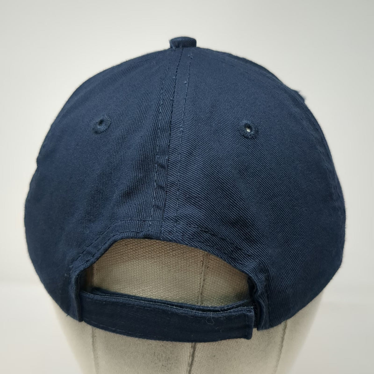 Port & Company Baseball Cap Blue One Size Pinstripes Bocce Bowling Strapback Hat