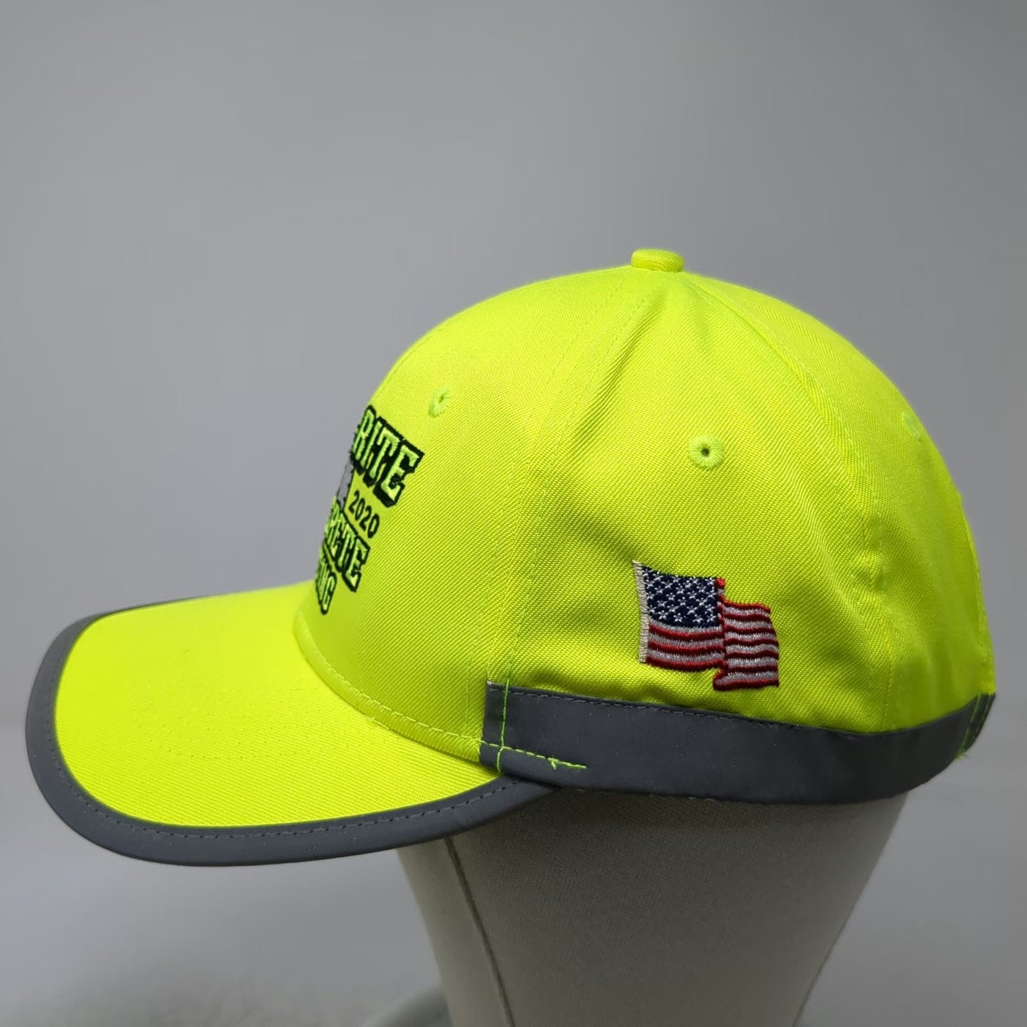 MAX Baseball Cap Green One Size Reflective High Vis Concrete Cutting Hat