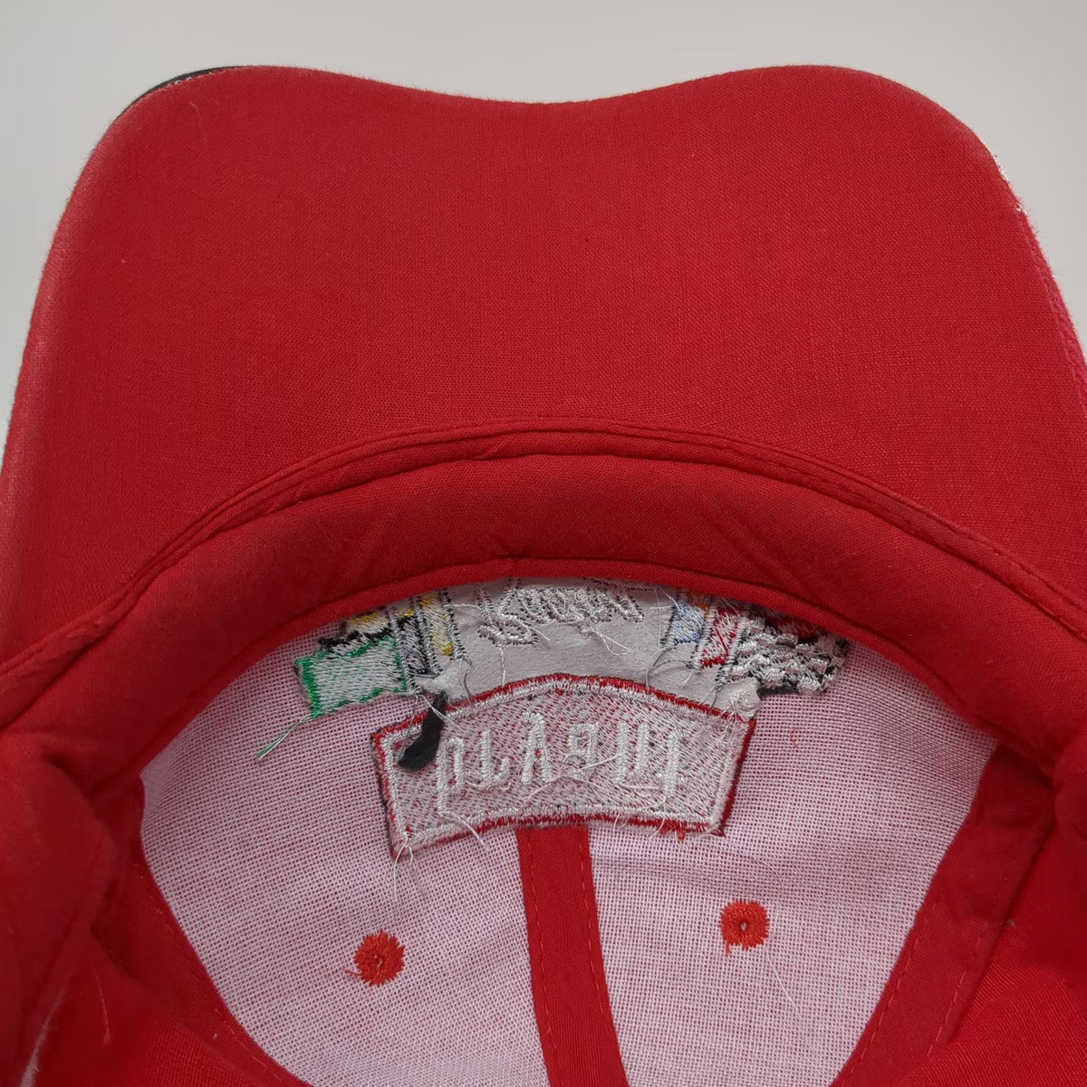 Bryant Racing Baseball Cap Red One Size Embroidered Flags Strapback hat Graphic