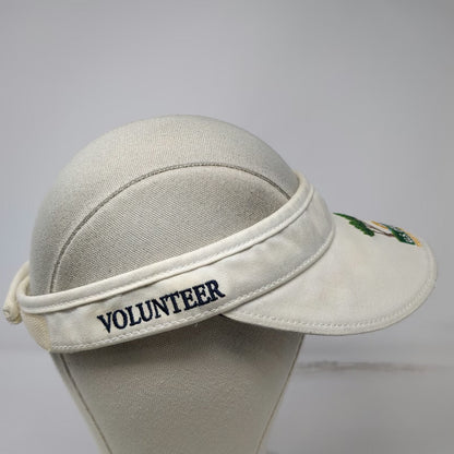 Visor White One Size U.S. Open Torrey Pines 2008 Volunteer Golf Hat USGA Cotton