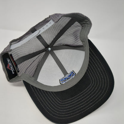 Steelhead Metal Corp. Snapback Trucker Hat Black One Size Mesh Back