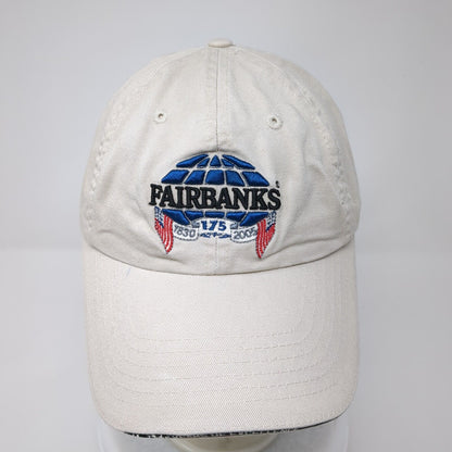 Fairbanks Slideback Hat Tan One Size Adjustable Embroidered 6 Panel
