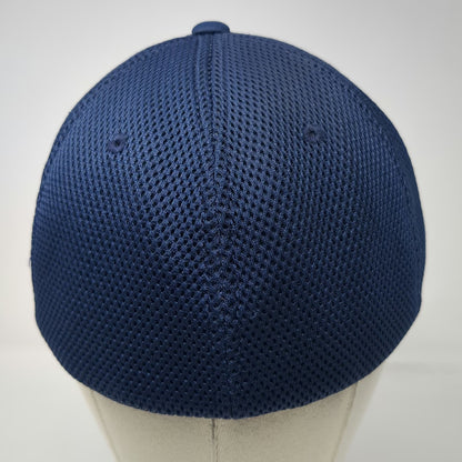 Flexfit Baseball Cap Blue Size XL Hawkeye Elecnor Group Mesh Back Stretch Hat