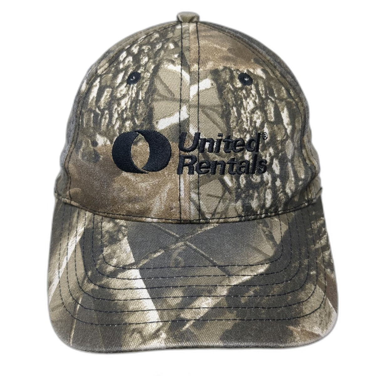 K-Products United Rentals Baseball Cap Brown Camo One Size Adjustable Logo Hat