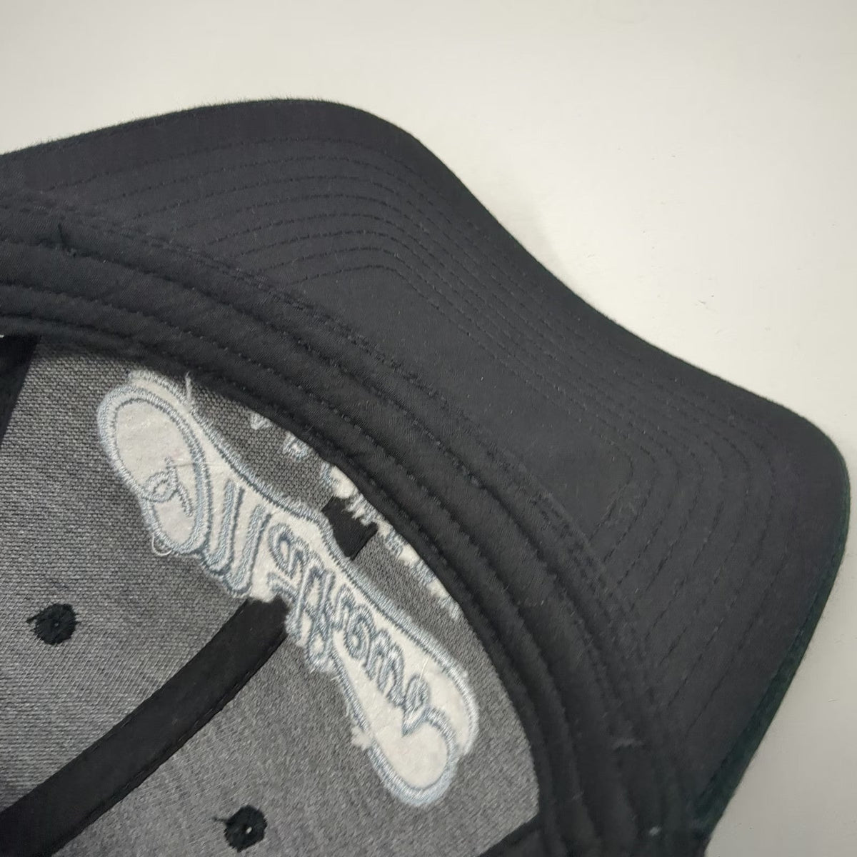 Mathews Trucker Hat Black One Size Archery Embroidered Logo Mesh Back Snapback