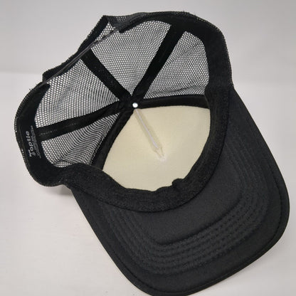 Extra Spicy Cocktails Snapback Mesh Back Trucker Hat Black One Size