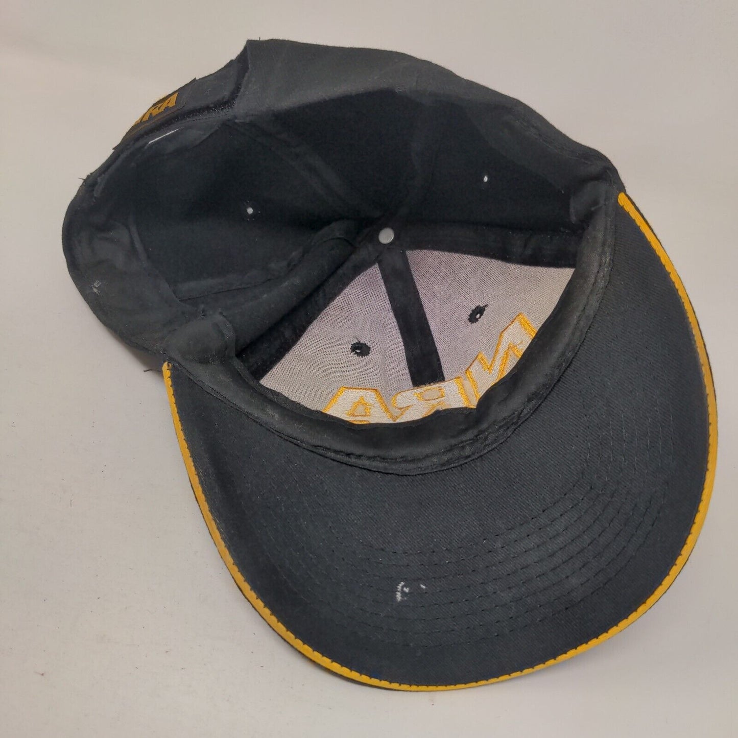 NRA Strapback Hat Black One Size Adjustable Patriotic Embroidered