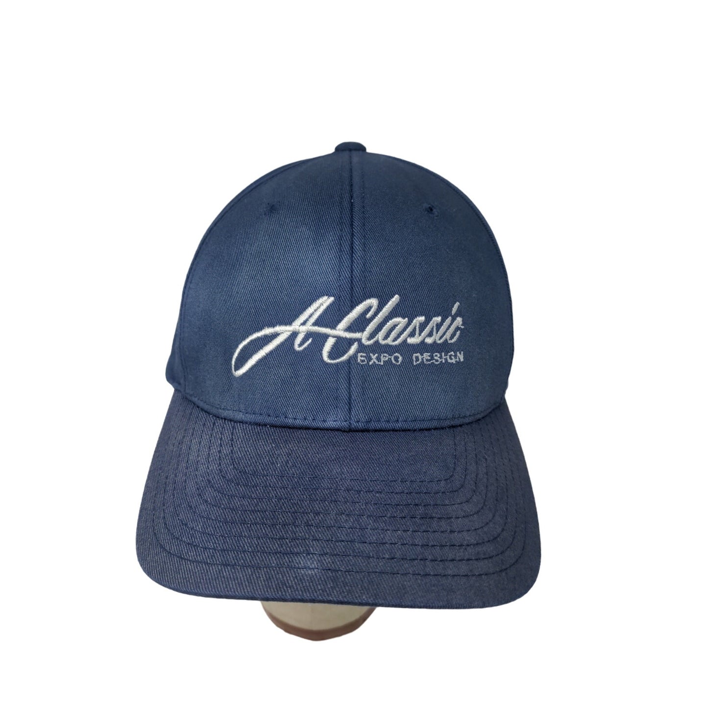 A Classic Expo Design FlexFit Hat Size L/XL Blue Embroidered Port Authority