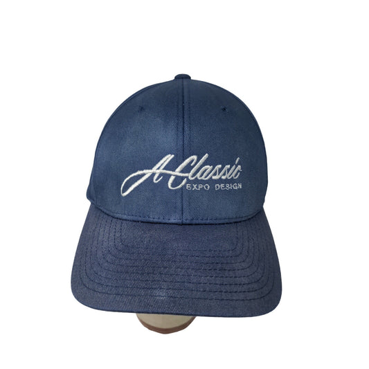 A Classic Expo Design FlexFit Hat Size L/XL Blue Embroidered Port Authority