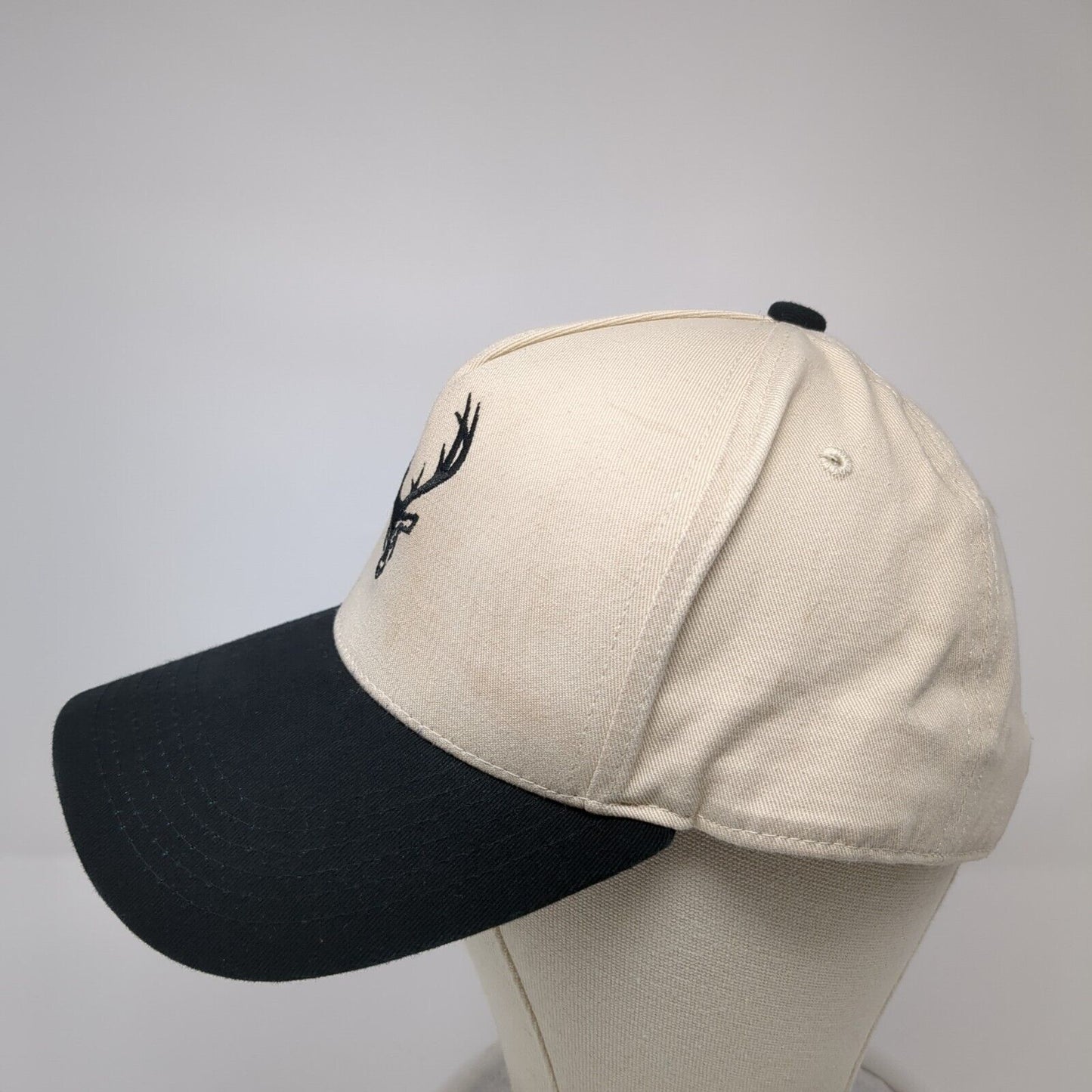 Buckedup.com Snapback Hat Tan One Size Adjustable Embroidered 6 Panel Cotton