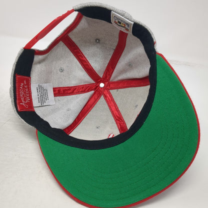 American Needle MLB St. Louis Cardinals Snapback Hat Gray Red One Size STL Cap