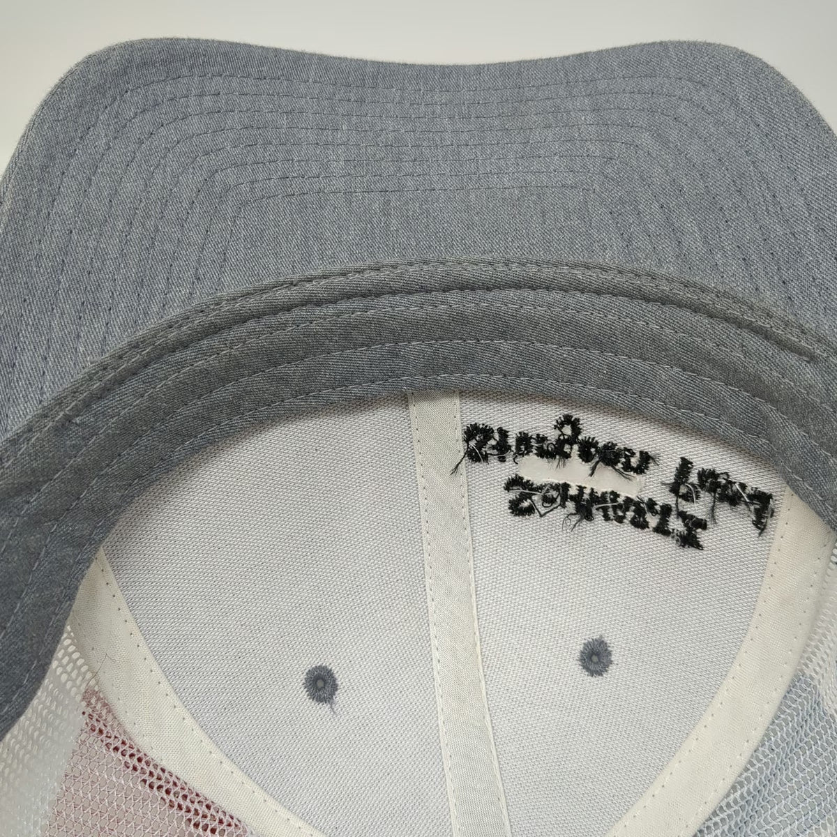 Richardson Trucker Hat Gray One Size USA Flag Stars Schwartz Sturgeon Pond