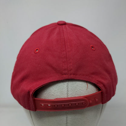 Planet 13 Las Vegas Snapback Hat Red One Size Adjustable Embroidered 6 Panel
