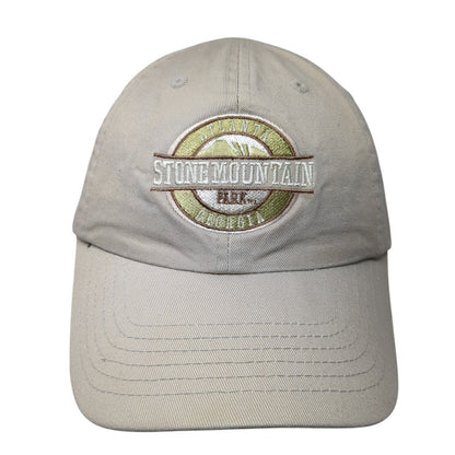 Stone Mountain Atlanta Georgia Slideback Hat Tan One Size Adjustable