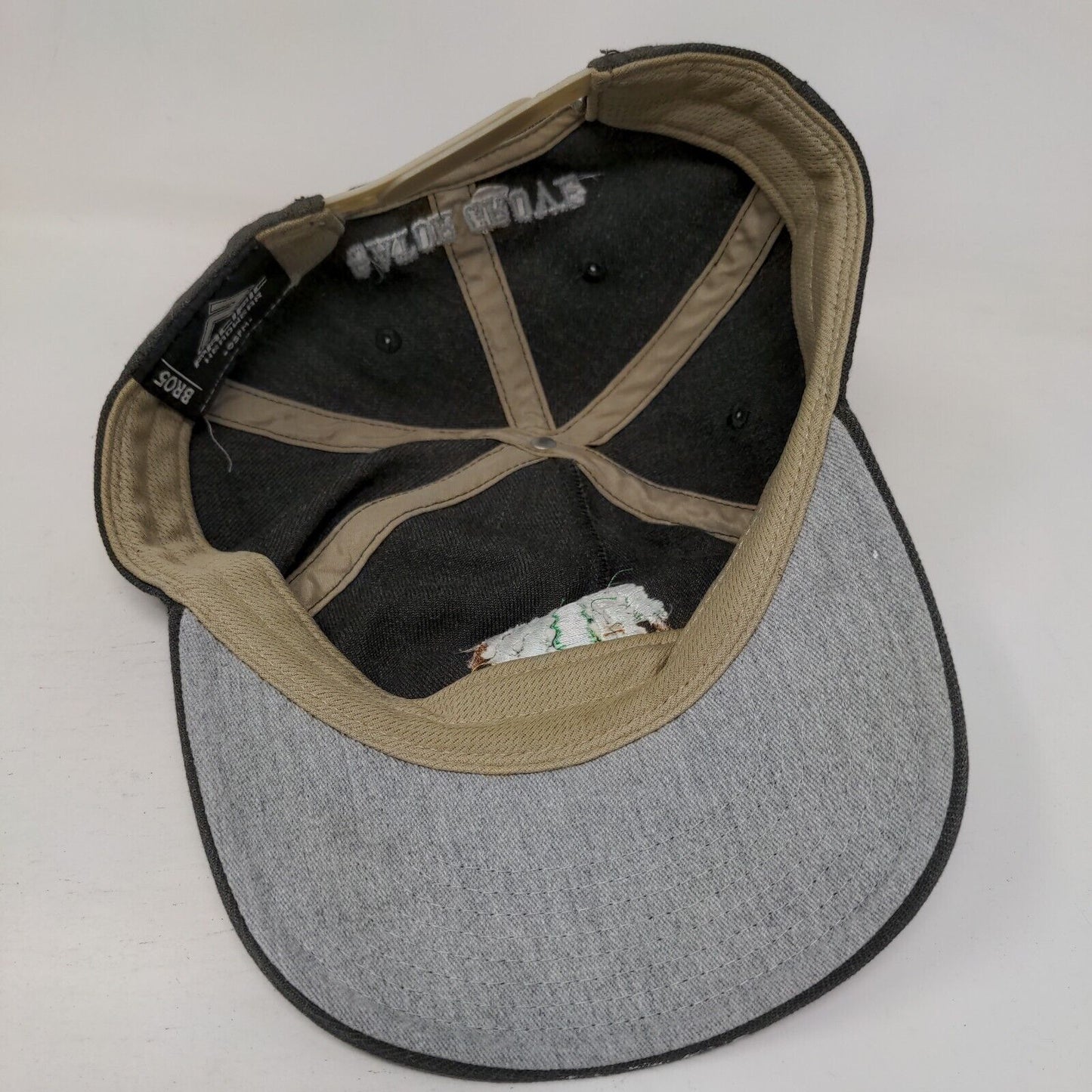 Sator Grove Snapback Hat Gray OSFM Embroidered Pacific Headwear