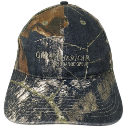 Daystone Baseball Cap Green Camo One Size Great American Insurance Group Hat