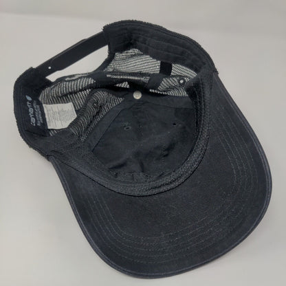Carhartt Patch Snapback Mesh Back Trucker Hat Black OSFA Adjustable
