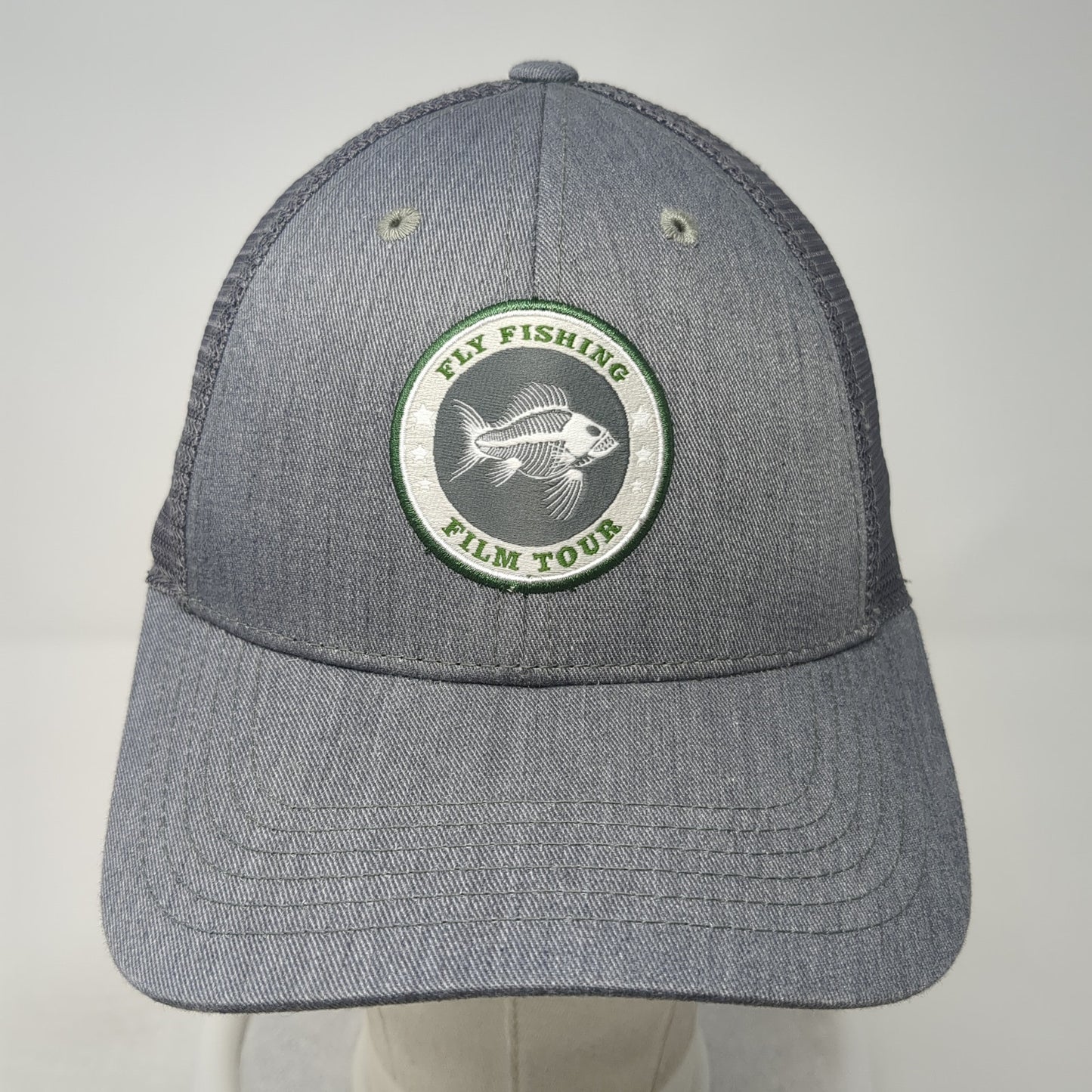 Fly Fishing Film Tour Trucker Hat Gray OS Adjustable Mesh Back Costa Del Mar
