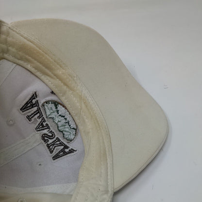 Alaska The Last Frontier Slideback Hat Tan One Size Embroidered