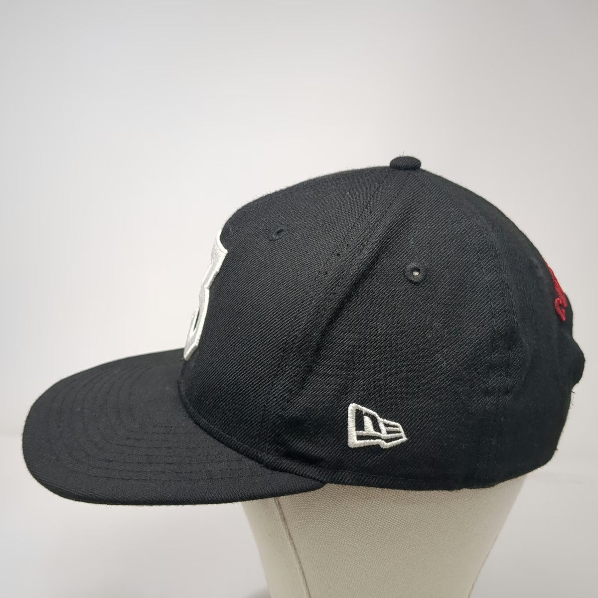 New Era Snapback Black OSFM Chance The Rapper 3 Wool Flat Bill Adjustable Hat