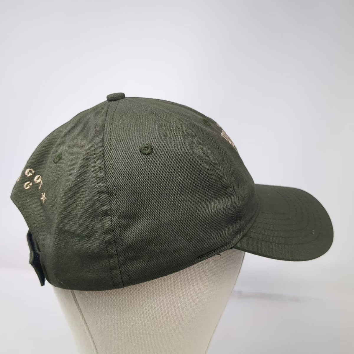 Pendleton Whisky Baseball Cap Green One Size Bob Woodruff Foundation Back Hat
