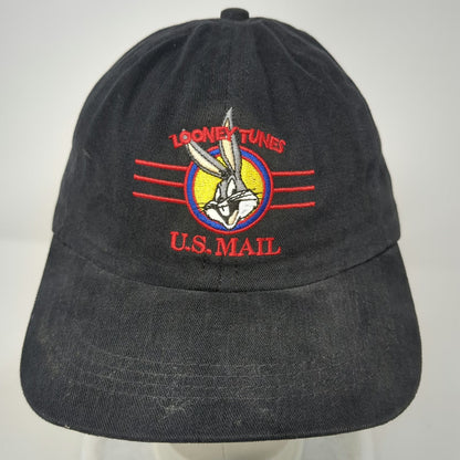 Looney Tunes Snapback Black One Size Hat Bugs Bunny US Mail USPS 1997 USA Made