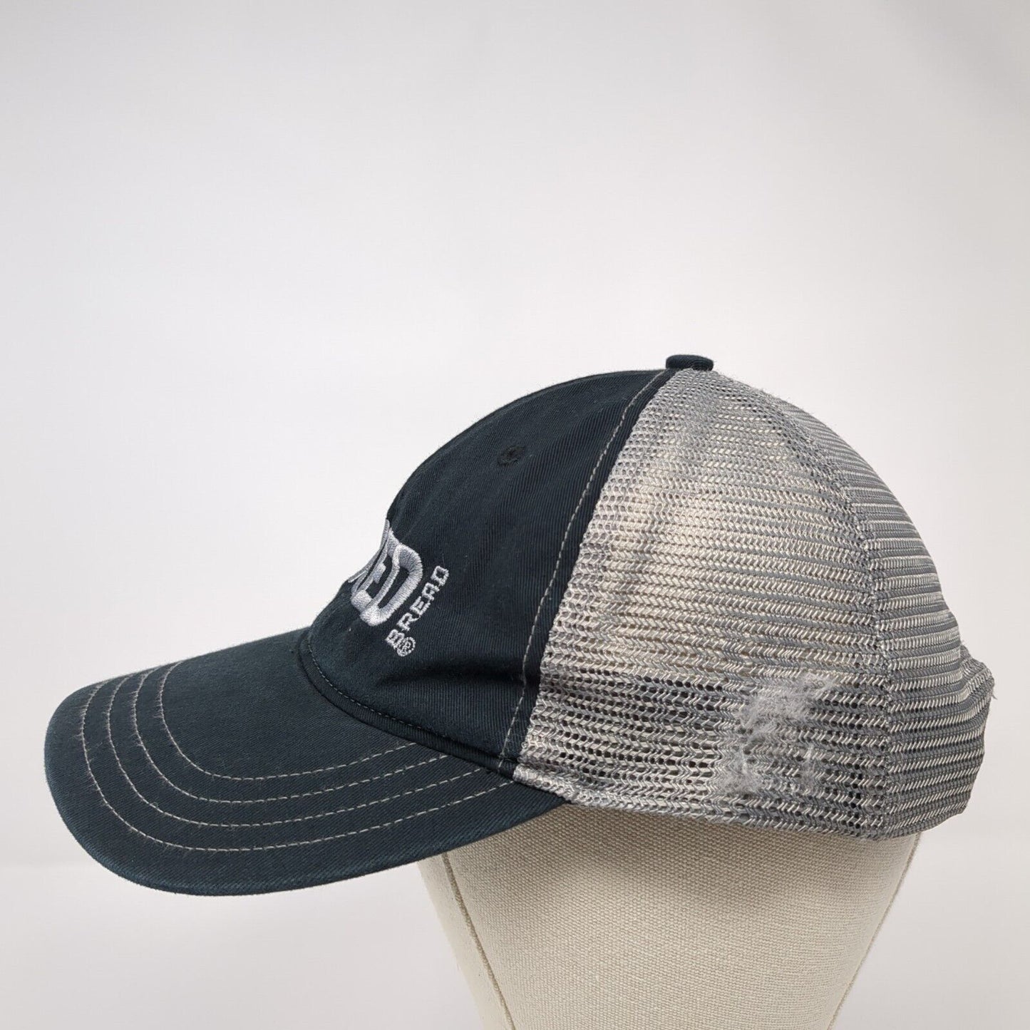 Naked Bread Snapback Trucker Hat Black M/L Mesh Back Embroidered