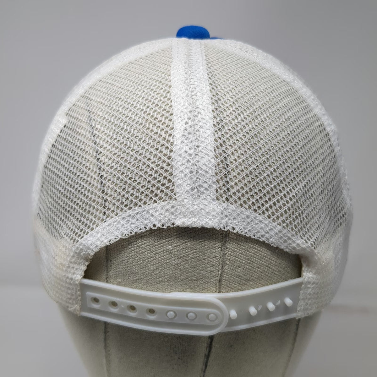 Heart USA Flag Trucker Hat Blue Red White One Size Patriotic Mesh Snapback Cap