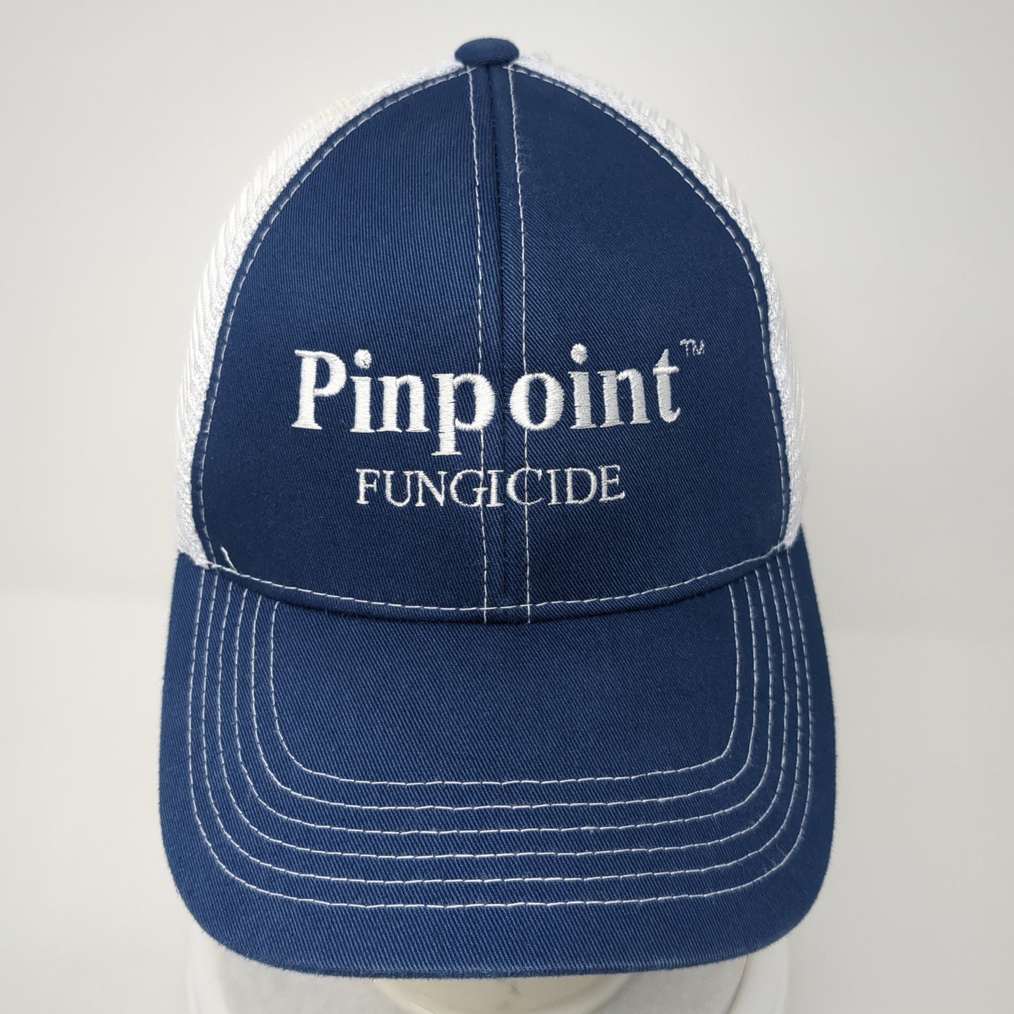 Pinpoint Fungicide Snapback Trucker Hat Blue One Size Mesh Back Outdoor