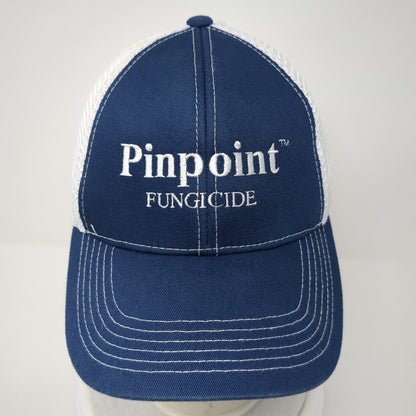 Pinpoint Fungicide Snapback Trucker Hat Blue One Size Mesh Back Outdoor