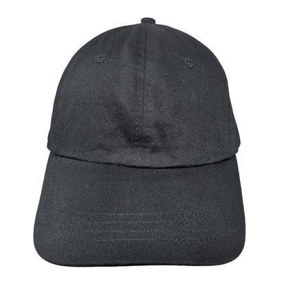Unbranded Slideback Hat Black One Size Blank Adjustable Vent Holes