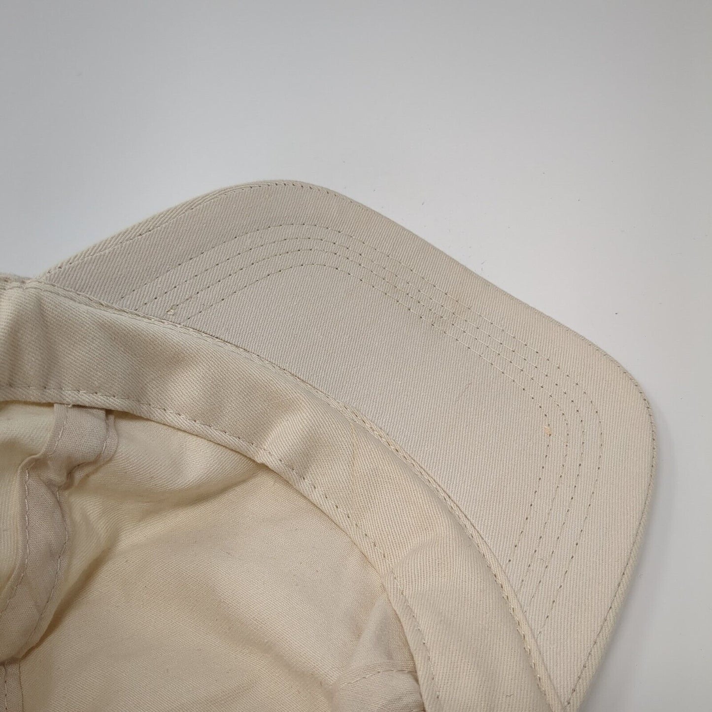 Envision Studio Strapback Hat Tan One Size Adjustable Vented Holes Blank