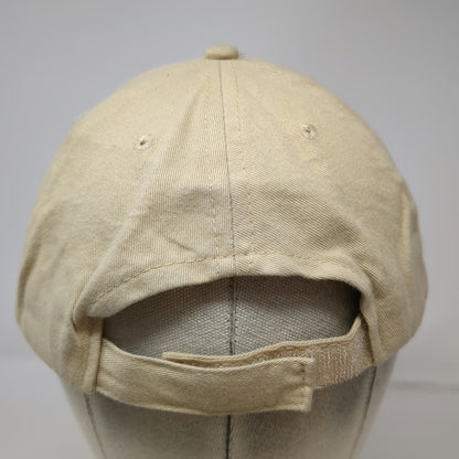 Greece Hellas Greek Flag Beige Baseball Cap Hat OSFM Olive Branch Embroidered