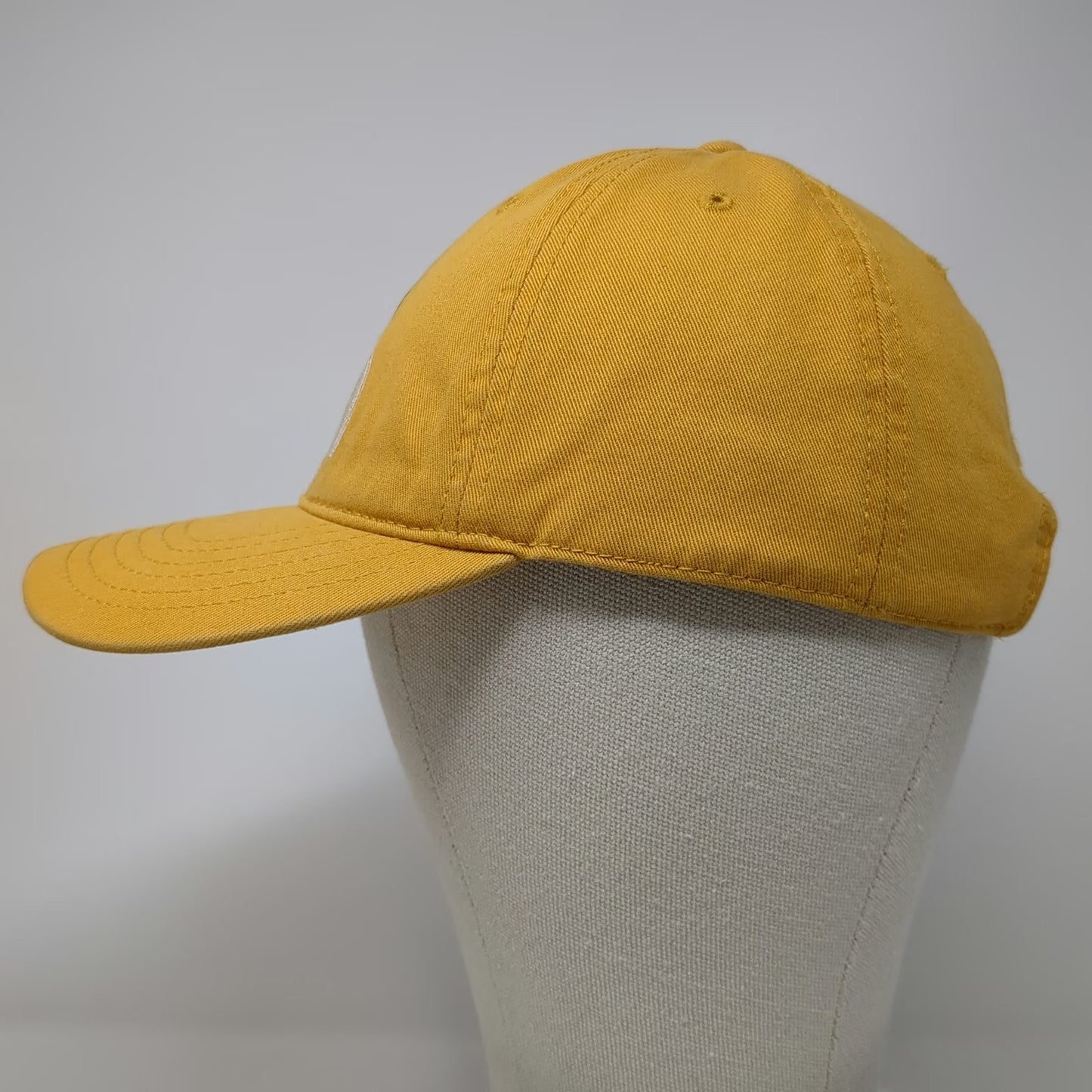 Mad Engine Baseball Cap Yellow One Size Cotton Slideback Embroidered Rainbow Hat
