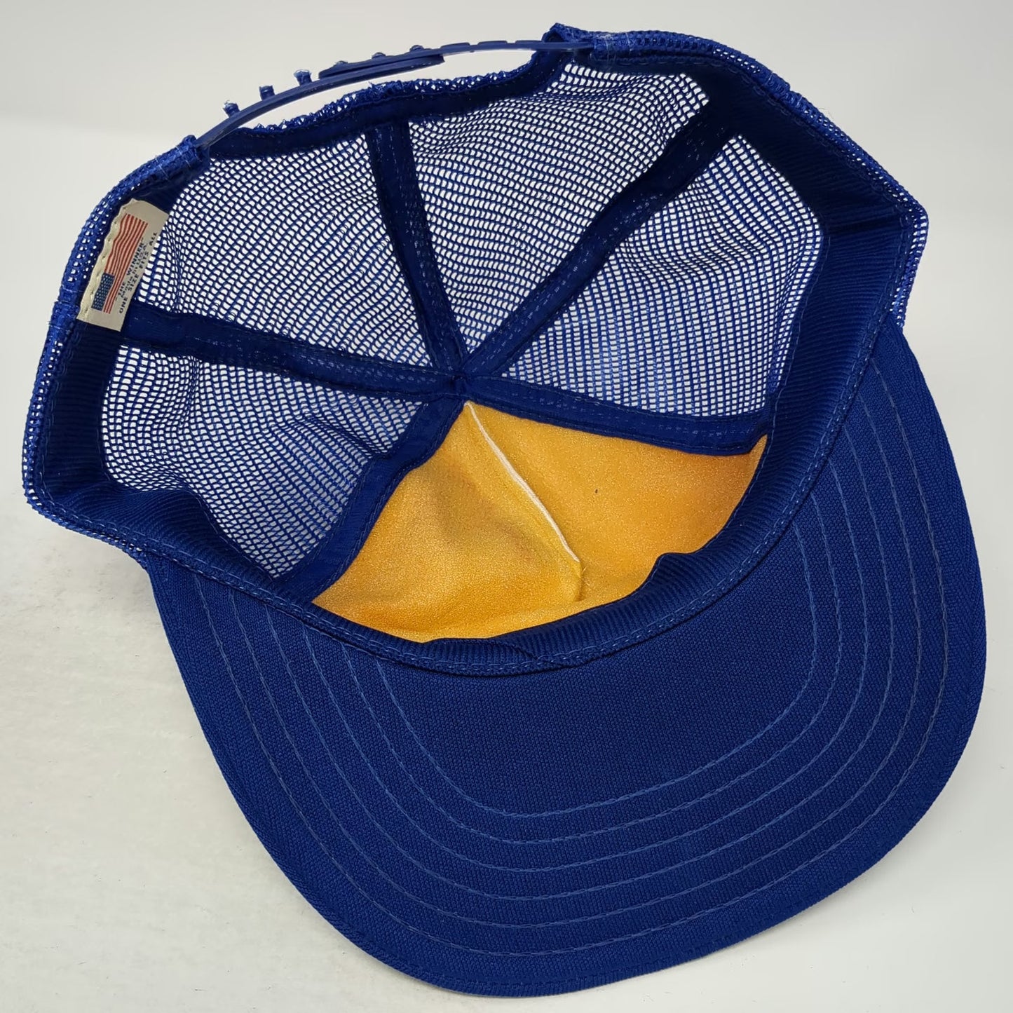 The Winner Trucker Hat Blue Vintage US-Home America Calls Us Home Snapback Mesh