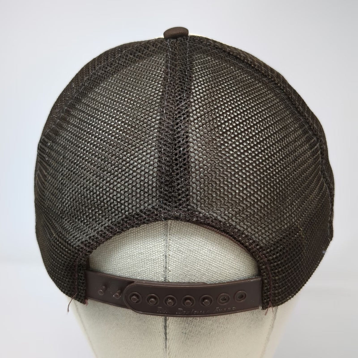 Designer Award Trucker Hat Brown One Size OK Paving Twin Falls Idaho Snapback
