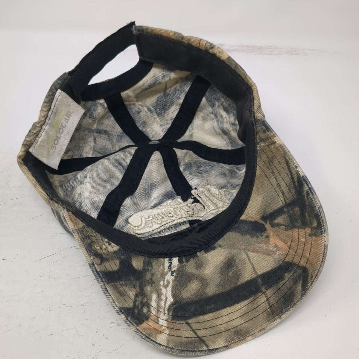 Mathews Baseball Cap Gray Brown One Size Lost Camo Archery Solocam USA hat