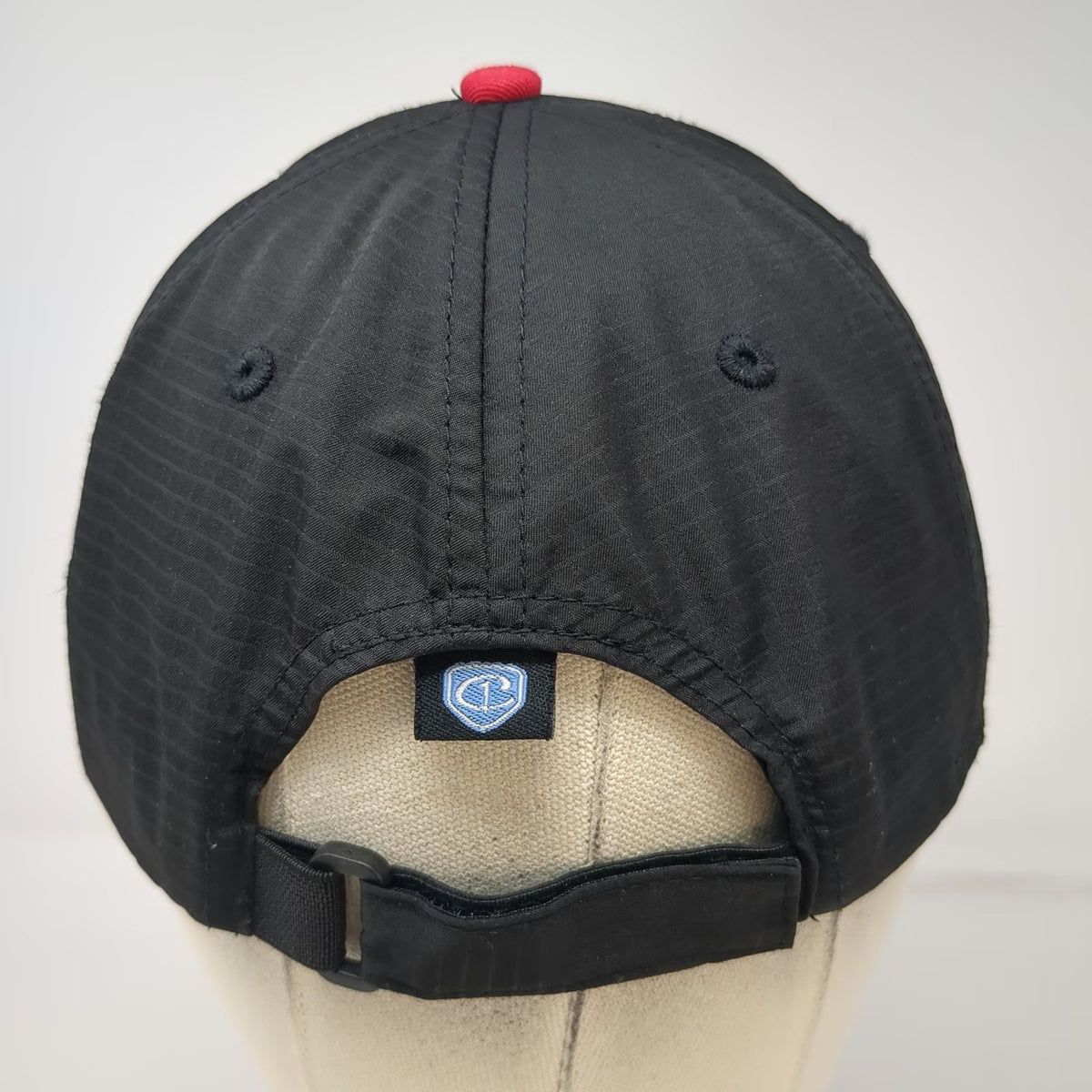 Cap America State Farm Logo Baseball Cap Black Red One Size Strapback Golf Hat