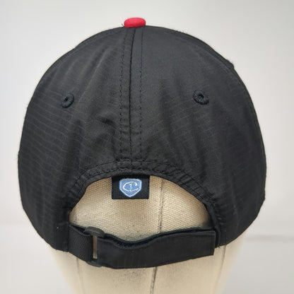Cap America State Farm Logo Baseball Cap Black Red One Size Strapback Golf Hat