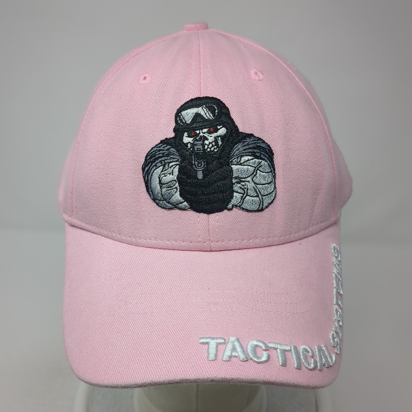 Tactical Systems Strapback Hat Pink One Size Adjustable Embroidered